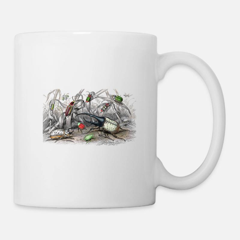 Käfersammlung - Tasse - Weiß