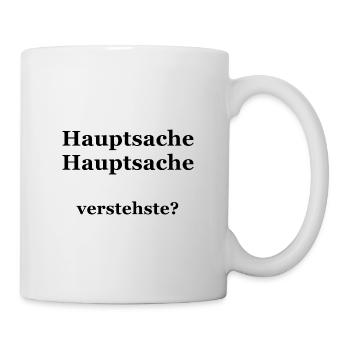 l’essentiel est noir - Mug blanc - blanc - Droite