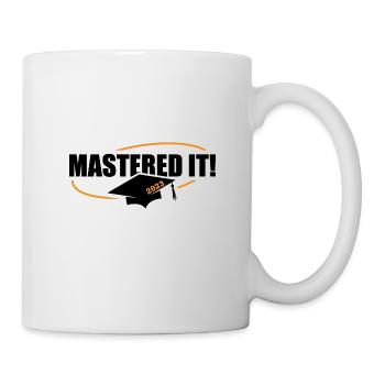 Master 2023 Abschluss Promotion Sponsion Uni - Tasse - Weiß - Rechts