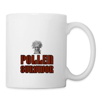 pollen survivor - Tasse - Weiß - Rechts