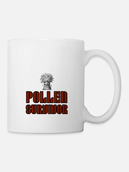 pollen survivor - Tasse - Weiß