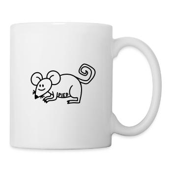 Anti-Zoo Piep - Tasse - Weiß - Rechts