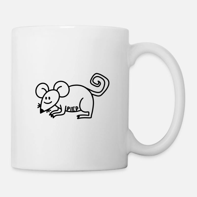 Anti-Zoo Piep - Tasse - Weiß