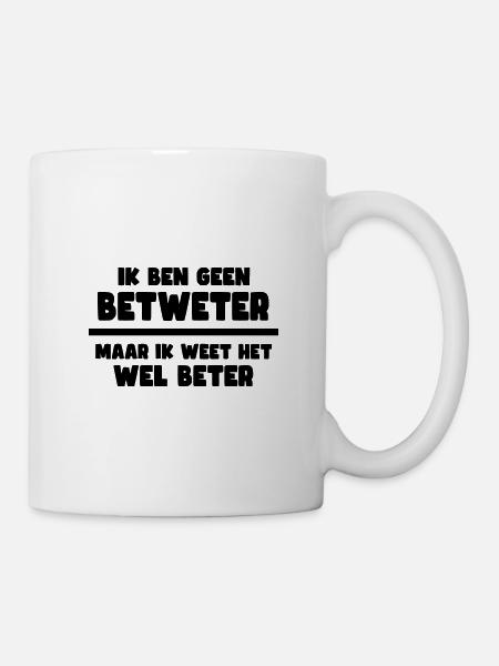 Not a know-it-all, but I know better. Humour* - Mug - white