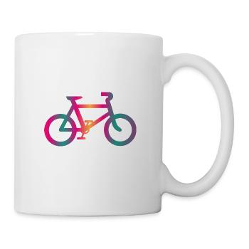 FAHRRAD. RADFAHREN. ÖKOLOGIE. UMWELT. - Tasse - Weiß - Rechts