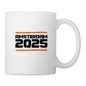 Amsterdam 2025 Urlaub - Tasse - Weiß - Rechts