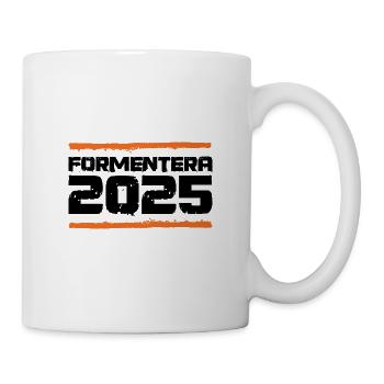 Formentera 2025 Urlaub - Tasse - Weiß - Rechts