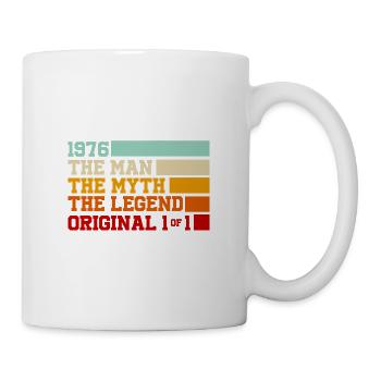1976 Legende des Mannesmythos 1/1 - Tasse - Weiß - Rechts
