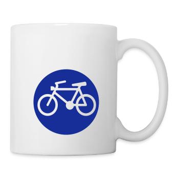 Fahrrad - Tasse - Weiß - Rechts