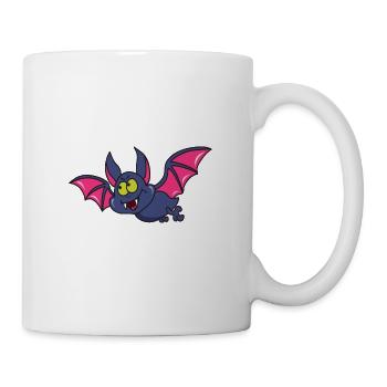 Fledermaus - Tasse - Weiß - Rechts