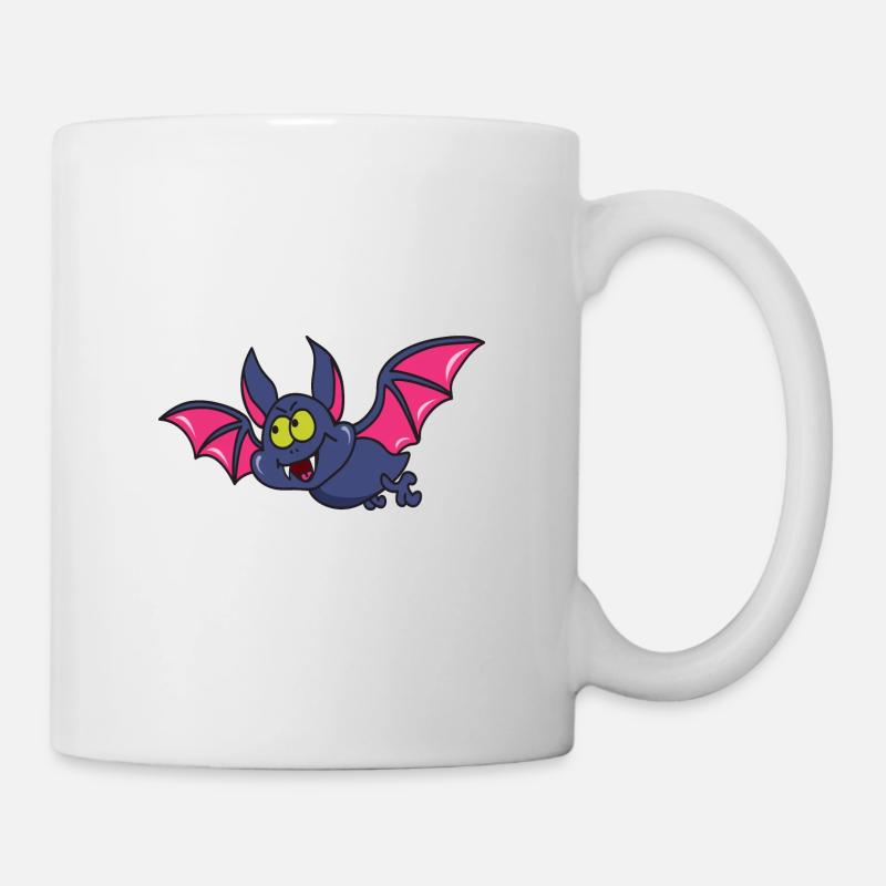 Fledermaus - Tasse - Weiß