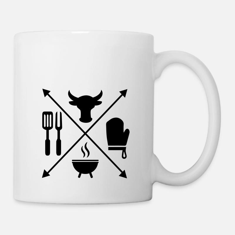 BARBECUE - Tasse - Weiß