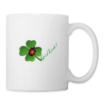 Good luck - Tasse - Weiß - Rechts