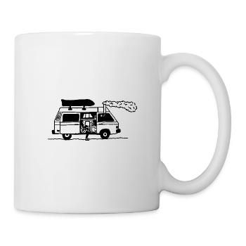 Voyage aventure voyage liberté - Mug blanc - blanc - Droite
