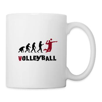 Volleyball, Volleyball player, Volleyball coach - Mug - white - Right