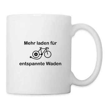Mehr Laden für entspannte Waden - Tasse - Weiß - Rechts