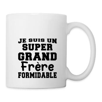 Je Suis Un Grand Frère Formidable - Cadeau - Mug blanc - blanc - Droite