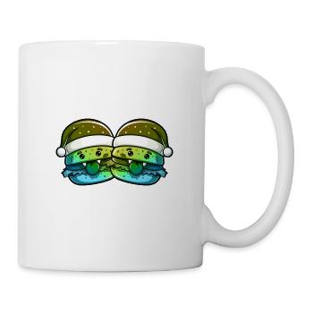 Burger de Noël - Mug blanc - blanc - Droite