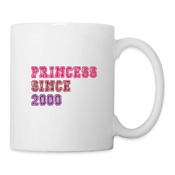 2000 Geburtstag Prinzessin - Tasse - Weiß - Rechts