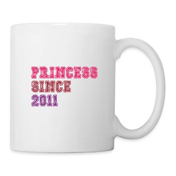 2011 Geburtstag Prinzessin - Tasse - Weiß - Rechts