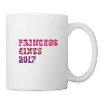 2017 Anniversaire Princesse - Mug blanc - blanc - Droite