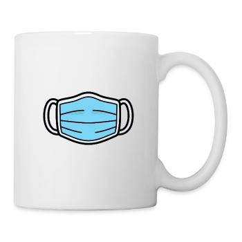 Medizinische Maske | Schutz & Hygiene Symbol - Tasse - Weiß - Rechts