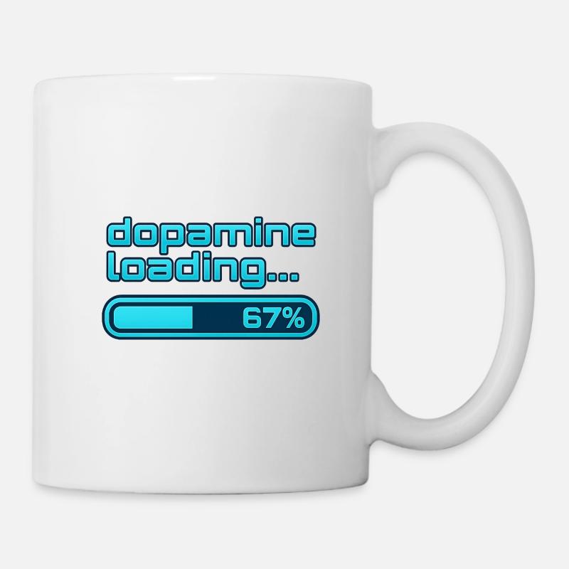 Bar au néon à chargement de dopamine - Mug blanc - blanc