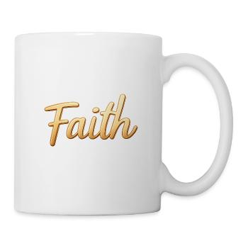 Faith – Wear What You Believe. - Mug - white - Right