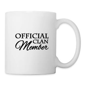 Membre officiel du clan - Mug blanc - blanc - Droite