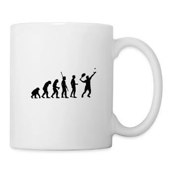 Tennis - Tasse - Weiß - Rechts