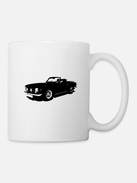 Roadster britannique Tr6 - Mug blanc - blanc
