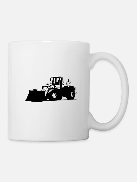 Wheel Loader Excavator - Mug - white