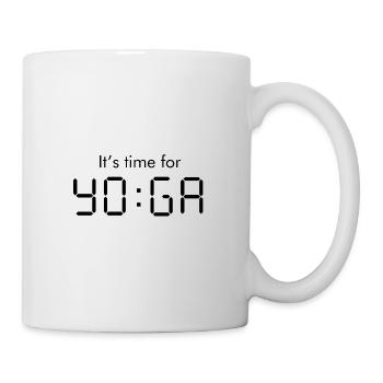 Yoga Méditation Spiritualité montre noir - Mug blanc - blanc - Droite