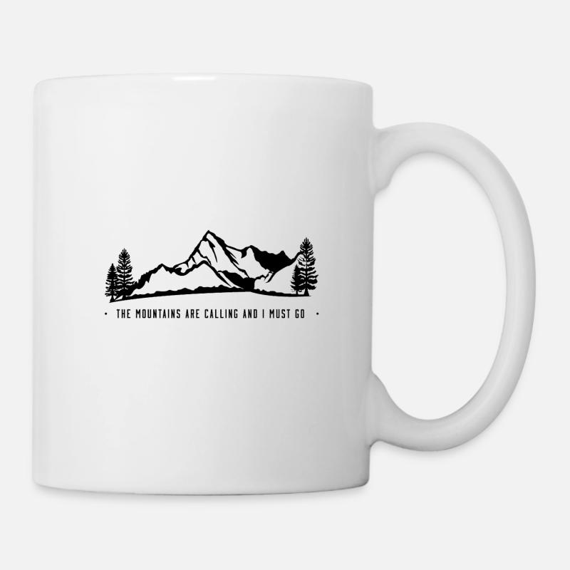 Berge Alpen Bergsteigen - Tasse - Weiß