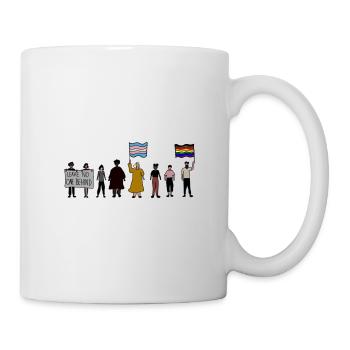 Leave No One Behind - Queer - trans - pride - Tasse - Weiß - Rechts
