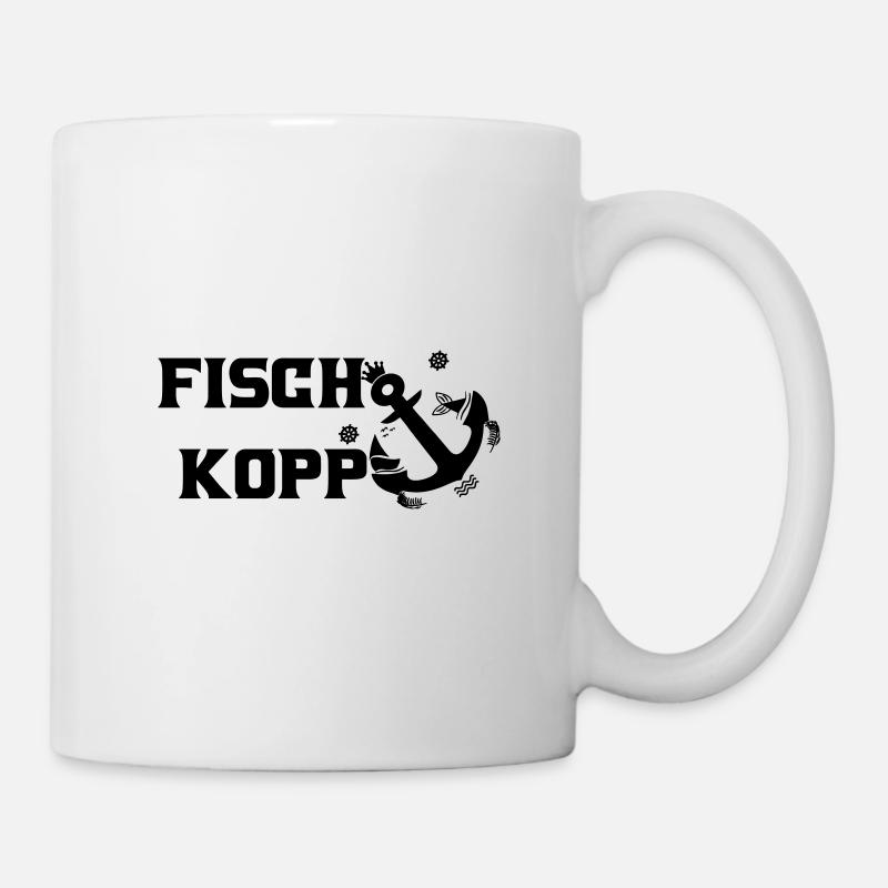 Fischkopp - Tasse - Weiß