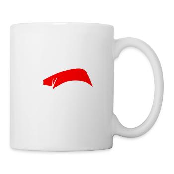 Ugly Christmas hat - Mug - white - Right