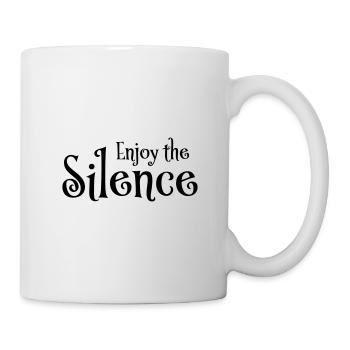 Enjoy the silence - Mug - white - Right