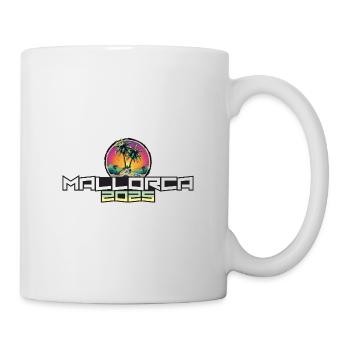 Mallorca 2025 Urlaub Palmen - Tasse - Weiß - Rechts