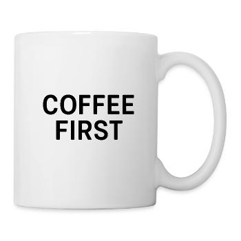 Coffee Break Motif Print - Mug - white - Right