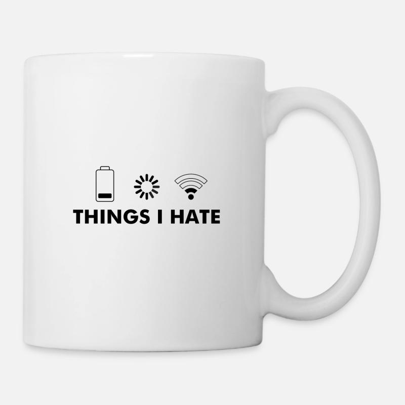 Nerd nerds dictons technique - Mug blanc - blanc