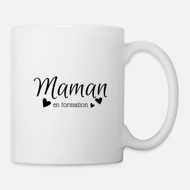 maman en formation - Mug blanc - blanc