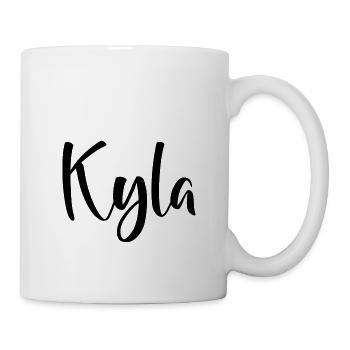 Vorname Kyla - Tasse - Weiß - Rechts