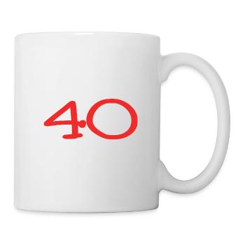 ANNIVERSARY. HAPPY BIRTHDAY. HAPPY BIRTHDAY. - Mug - white - Right
