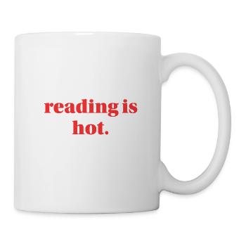 reading is hot. - Mug - white - Right