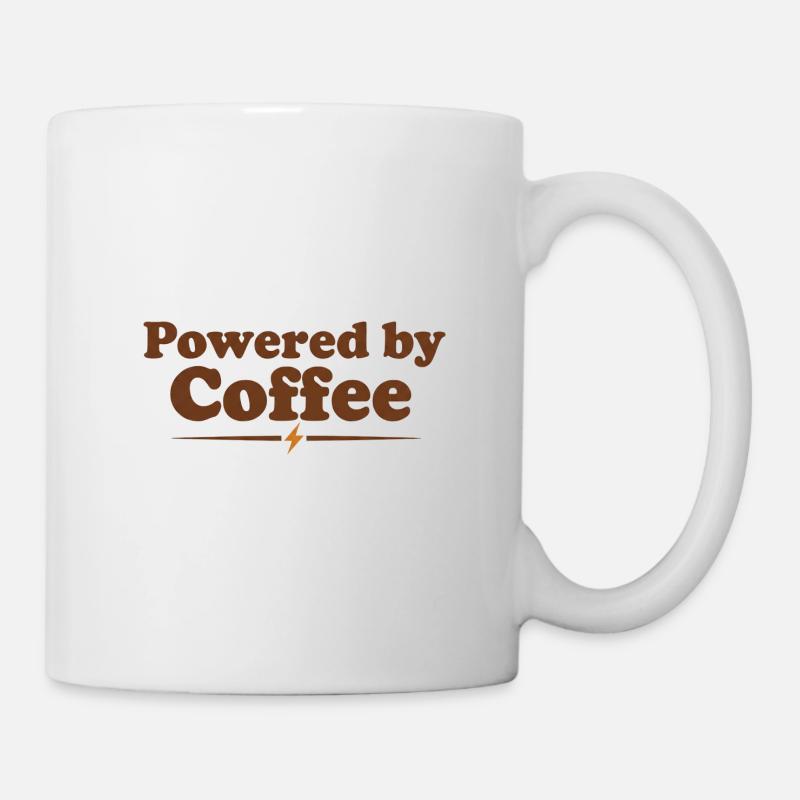 Powered by Coffee  - Mug - white