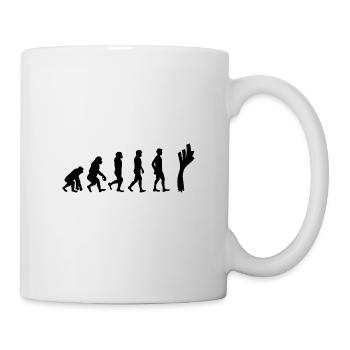 Lauch Evolution - Tasse - Weiß - Rechts