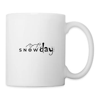 Jour de neige - Mug blanc - blanc - Droite