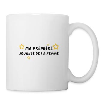 Ma première journée de la femme - Mug blanc - blanc - Droite