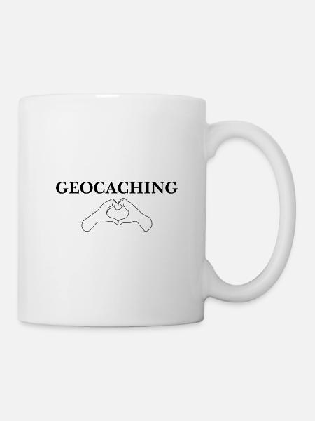 J’adore le géocaching - Mug blanc - blanc